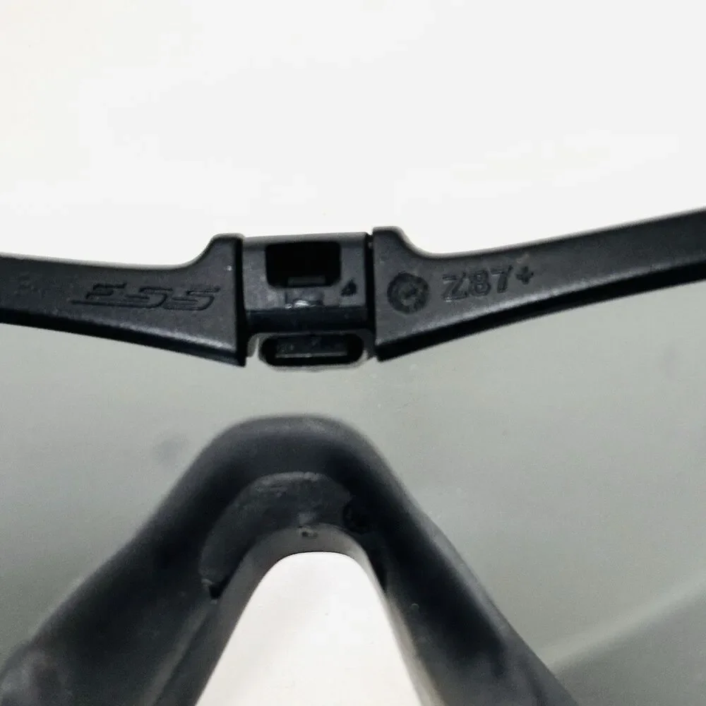 ESS Crossblade E4 Z87 Matte Black Smoked Lens Glasses Sunglasses Safety